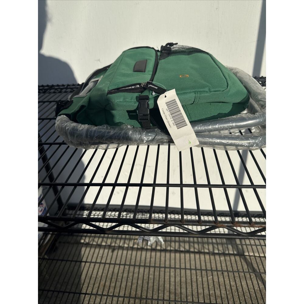 Folding Stool Insulated Cooler with shoulder strap Chair Beach Fishing Camping - Picture 7 of 10